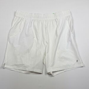 Prince White Athletic Shorts XXL NWT